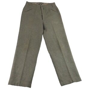 VTG Swedish Military M39 Wool Field Pants 1945 WWII Trousers Men 32x31 Green War